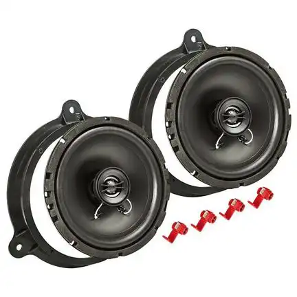 tomzz Audio TA16.5-PRO Lautsprecher Einbau Set kompatibel mit Smart ForTwo 453 165mm 2-Wege Koaxial System