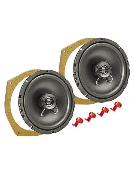 tomzz Audio TA16.5-PRO MDF Lautsprecher Einbau Set kompatibel mit Smart ForTwo 451 165mm 2-Wege Koaxial System