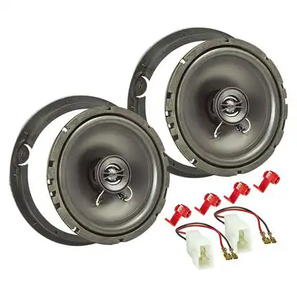 11111tomzz Audio Lautsprecher Einbau Set kompatibel mit Suzuki Ignis Balero Swift SX4 165mm 2-Wege Koaxial System Pioneer TS-G1720f