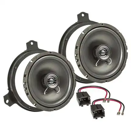 11111tomzz Audio Lautsprecher Einbau Set kompatibel mit Toyota Subaru Citroen Peugeot Aygo RAV4 Yaris GT86 BRZ C1 108 165mm 2-Wege Koaxial System Pioneer TS-G1720f