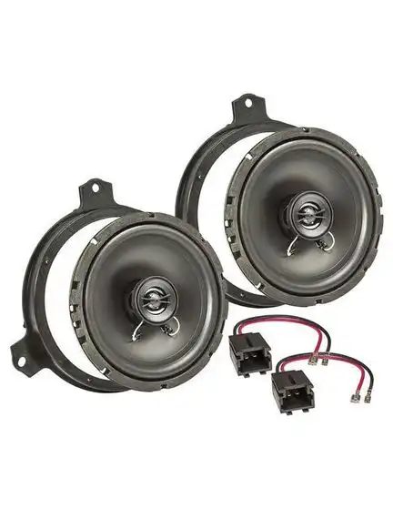 11111tomzz Audio TA16.5-PRO Lautsprecher Einbau Set kompatibel mit Toyota Aygo RAV4 Yaris GT86 165mm 2-Wege Koaxial System