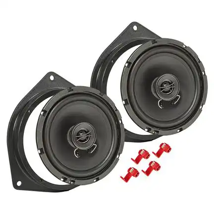 11111tomzz Audio Lautsprecher Einbau Set kompatibel mit Toyota Corolla MR2 Avensis Prius RAV4 Auris 165mm 2-Wege Koaxial System Pioneer TS-G1720f