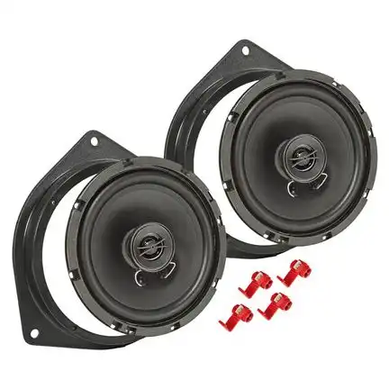 tomzz Audio TA16.5-PRO Lautsprecher Einbau Set kompatibel mit Toyota Corolla MR2 Avensis Prius RAV4 Auris 165mm 2-Wege Koaxial System