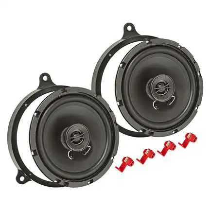 11111tomzz Audio Lautsprecher Einbau Set kompatibel mit Toyota Yaris Avensis Corolla 165mm 2-Wege Koaxial System Pioneer TS-G1720f