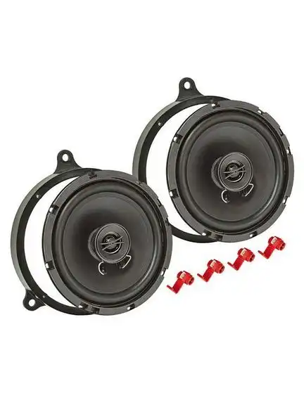 11111tomzz Audio TA16.5-PRO Lautsprecher Einbau Set kompatibel mit Toyota Yaris Avensis Corolla 165mm 2-Wege Koaxial System