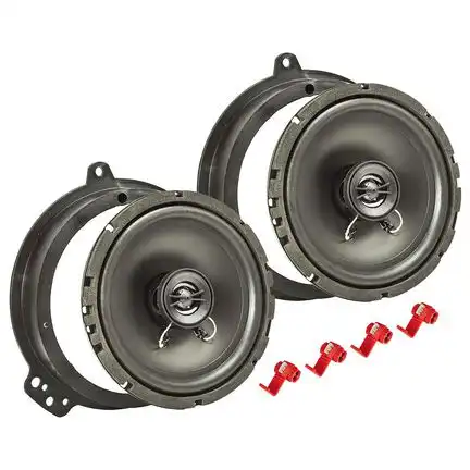 11111tomzz Audio Lautsprecher Einbau Set kompatibel mit Renault Toyota Yaris Verso Captur Laguna 165mm 2-Wege Koaxial System Pioneer TS-G1720f