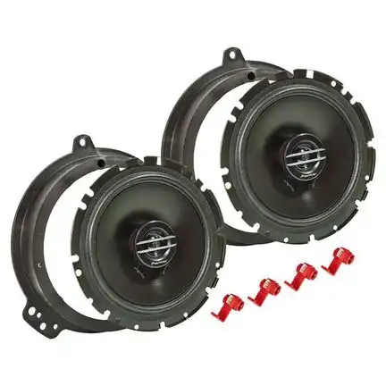 11111tomzz Audio TA16.5-PRO Lautsprecher Einbau Set kompatibel mit Renault Toyota Yaris Verso Captur Laguna 165mm 2-Wege Koaxial System