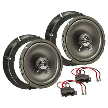 11111tomzz Audio TA16.5-PRO Lautsprecher Einbau Set kompatibel mit VW Golf Passat Polo New Beetle (IV) (3BG) (9N) 165mm 2-Wege Koaxial System