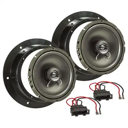 11111tomzz Audio Lautsprecher Einbau Set kompatibel mit VW Golf Passat Touran Caddy V 3C 165mm 2-Wege Koaxial System Pioneer TS-G1720f