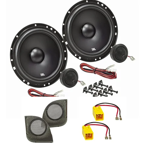 11111JBL Stage1 601C Lautsprecher Set Doorboard kompatibel mit Fiat Punto ab 1999-2007 Tür vorne 165mm Kompo System