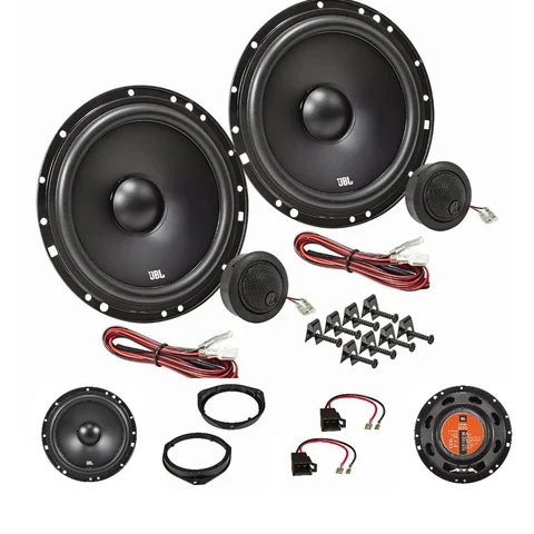 11111JBL Stage1 601C Lautsprecher Set kompatibel mit Opel Astra H Corsa D Corsa E 165mm 2-Wege Kompo System