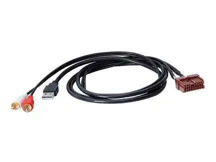 11111ACV AUX / USB Relacement Adapter kompatibel mit Kia Amanti Borrego Ceed Forte Optima Sedona Sorento Soul Rio