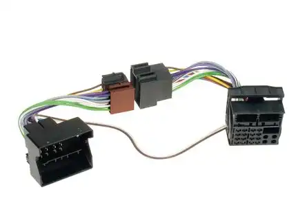 11111ACV T-Kabel ISO kompatibel mit BMW Landrover Mini 1er 3er 5er 6er 7er X1 X3 X5 X6 Z4 Z8 zur Einspeisung von Freisprecheinrichtung ISO Verstärker usw.