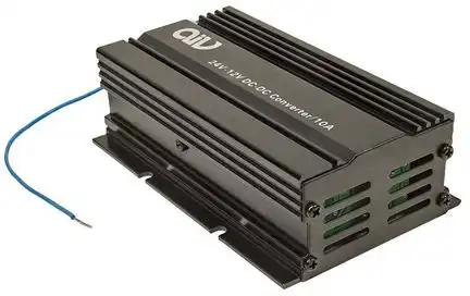 11111tomzz Audio Spannungswandler Inverter 10A für LKW Boot Bus Wohnmobil adaptiert von 24 Volt auf 12 Volt