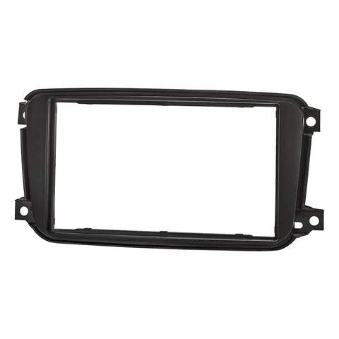 11111Doppel DIN Radioblende kompatibel mit Smart fortwo 451 schwarz Facelift ab 10.2010-2014