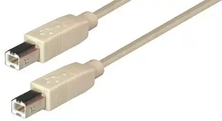 USB Anschlusskabel Stecker B / B für USB 1.1 und 2.0 Länge: 3m 