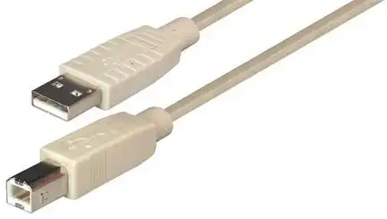 USB Anschlusskabel Stecker A / B für USB 1.1 und 2.0 Länge: 1.8m 