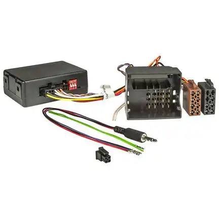 11111tomzz Audio CX401 CAN Bus Adapter Lenkrad Interface kompatibel mit Audi Opel Maserati Seat Skoda VW LFB Zündplus Speedpuls Rückwärtsgang adaptiert von Quadlock auf ISO