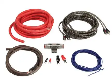 11111ACV LK-20 Endstufeneinbaukit / Batteriekabel Set 20mm² 5m Cinchkabel Sicherungshalter