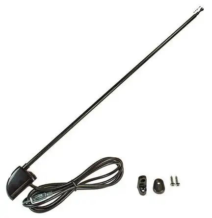 11111tomzz Audio Schwarze Holm- Teleskopantenne kompatibel mit Daihatsu Suzuki Subaru Lada Landrover Jeep Mercedes Mitsubishi AM FM ohne Verstärker adaptiert auf DIN (m)