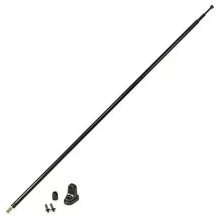 11111tomzz Audio 44cm - 120cm Antennenstab AM FM ohne Verstärker schwarz adaptiert auf M5