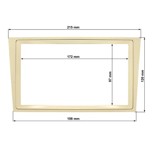 11111tomzz Audio Doppel DIN Radioblende kompatibel mit Opel Antara Astra Zafira Corsa Tigra Vivaro 2-DIN satin stone